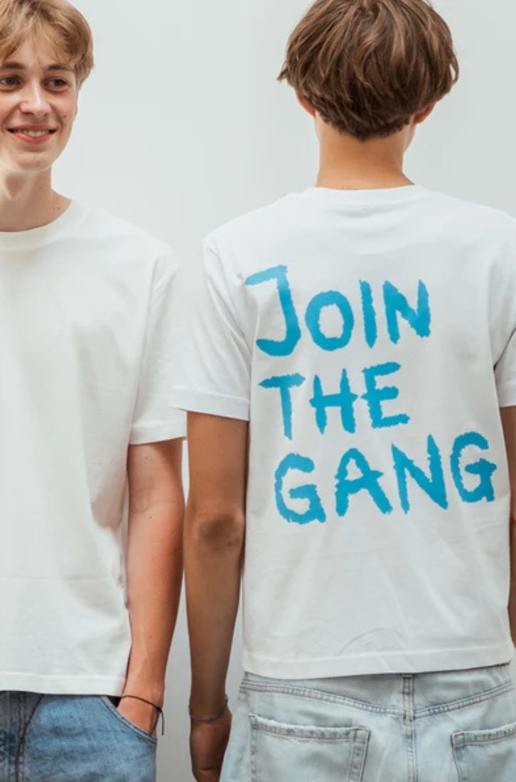 Shirt JOIN THE GANG black/ white