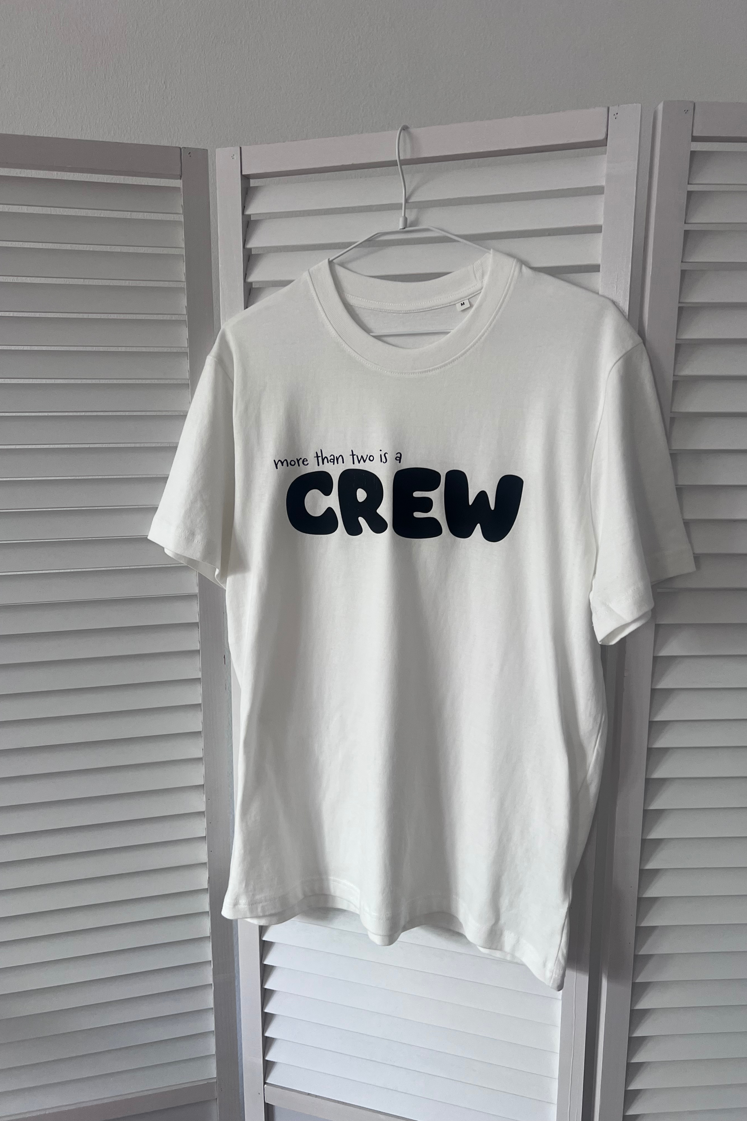 Shirt CREWLOVE more than two off-white/ black