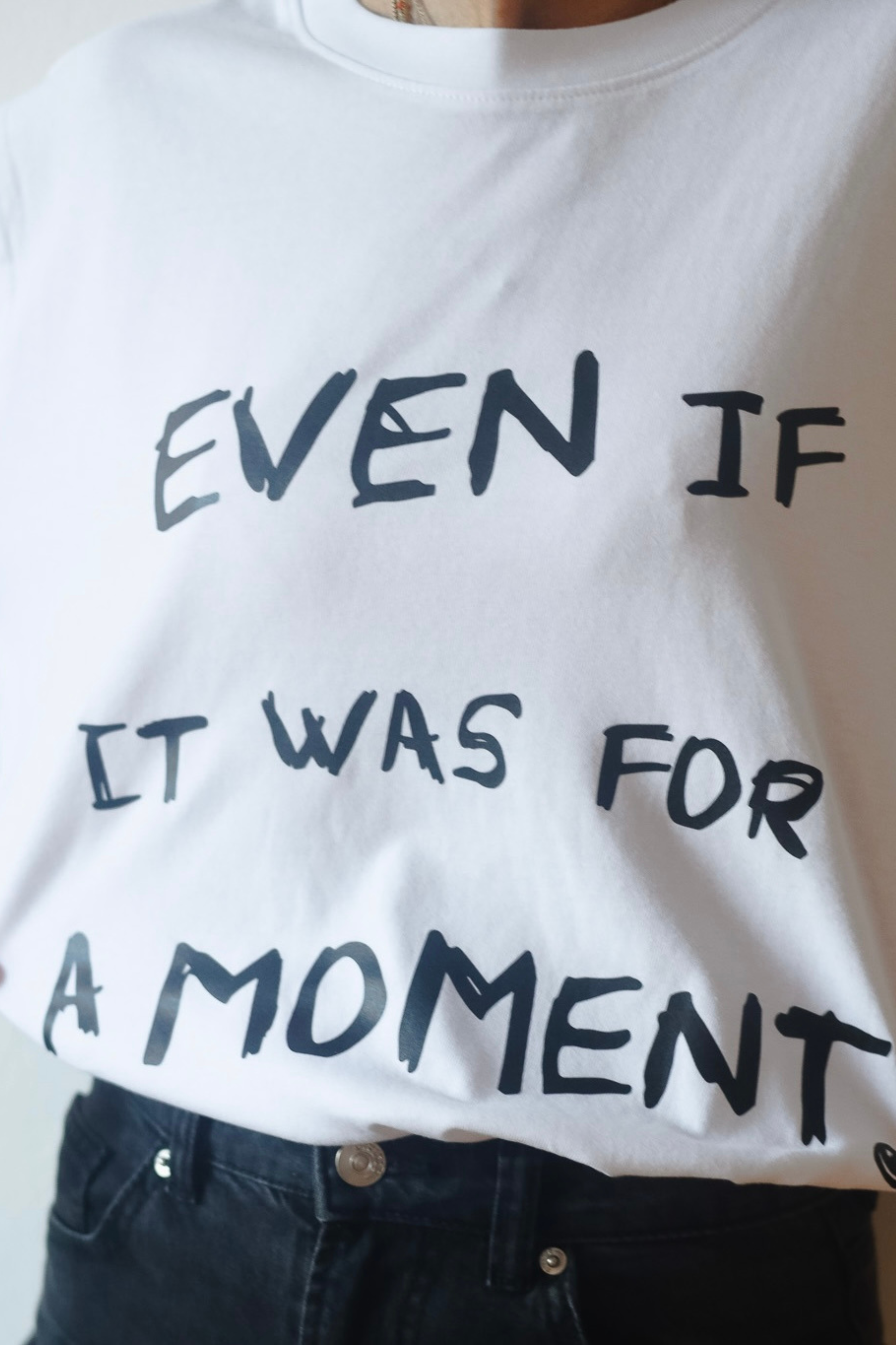 Shirt FOR A MOMENT white/ black