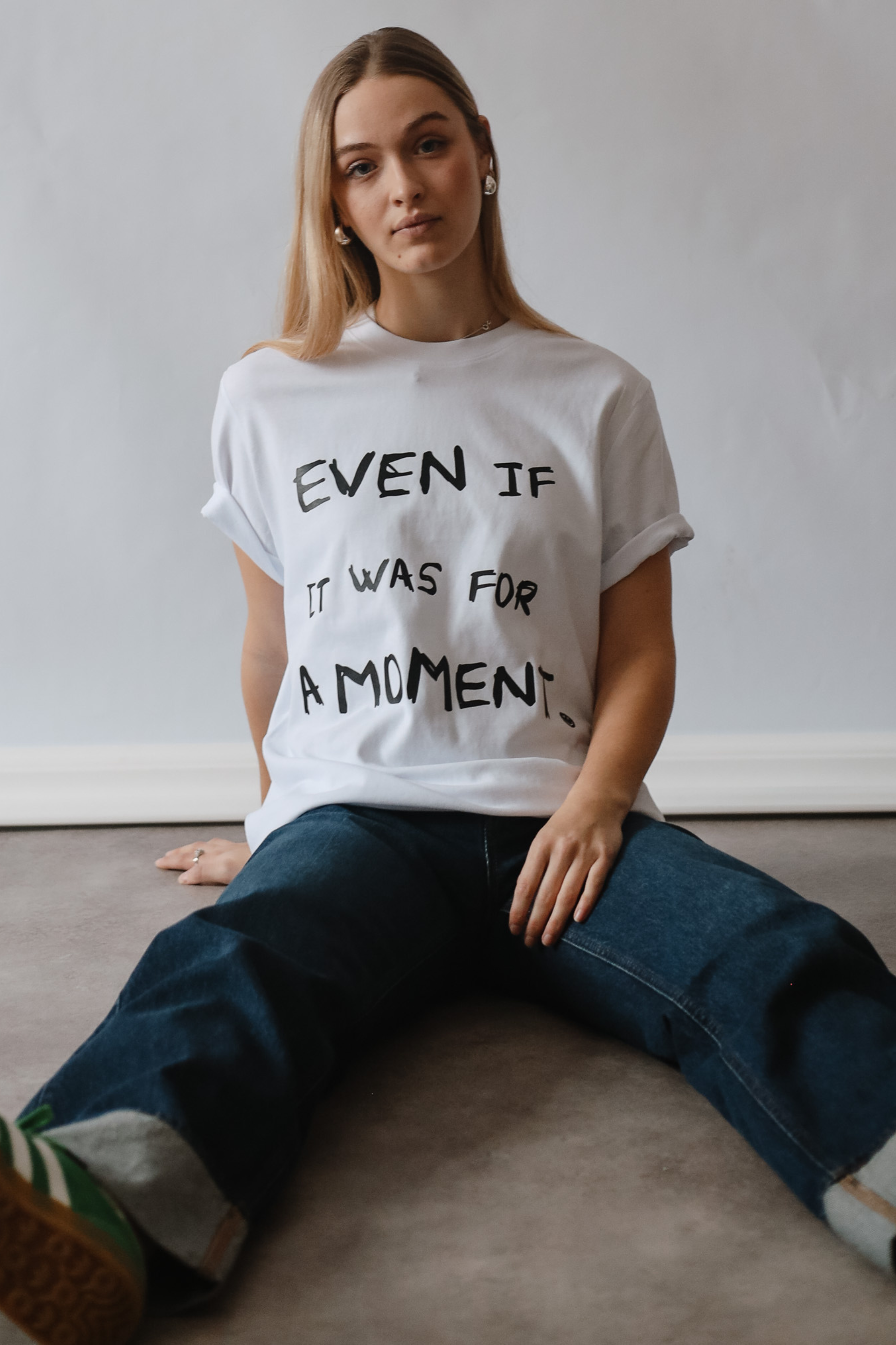 Shirt FOR A MOMENT white/ black