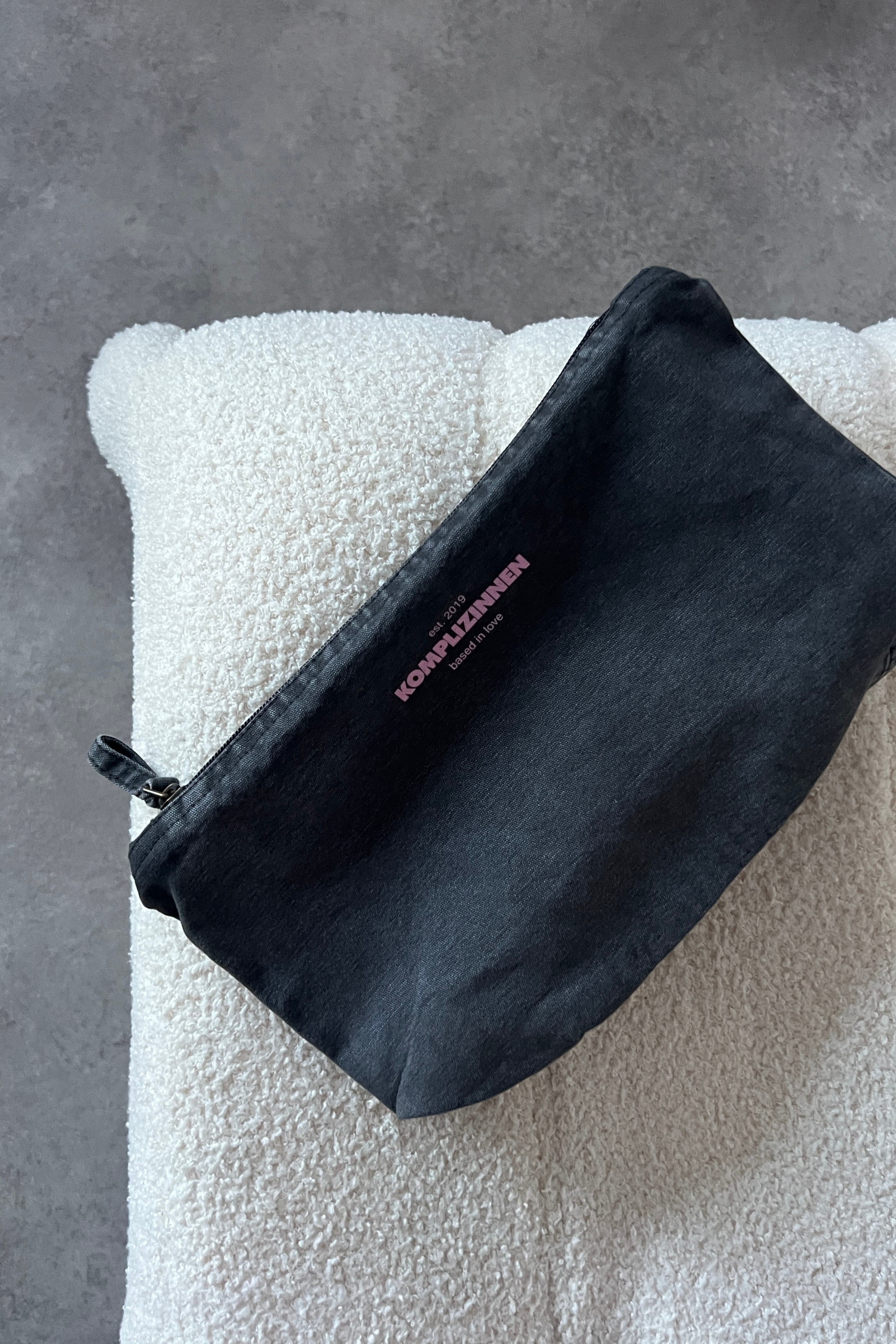 Pouchette KOMPLIZINNEN vintage black