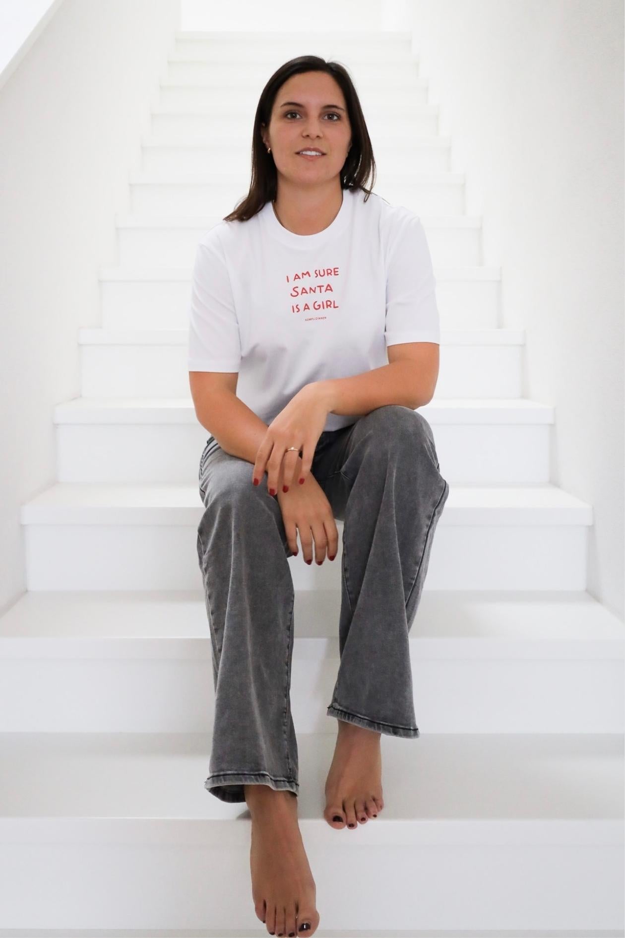 Shirt SANTA white/ red