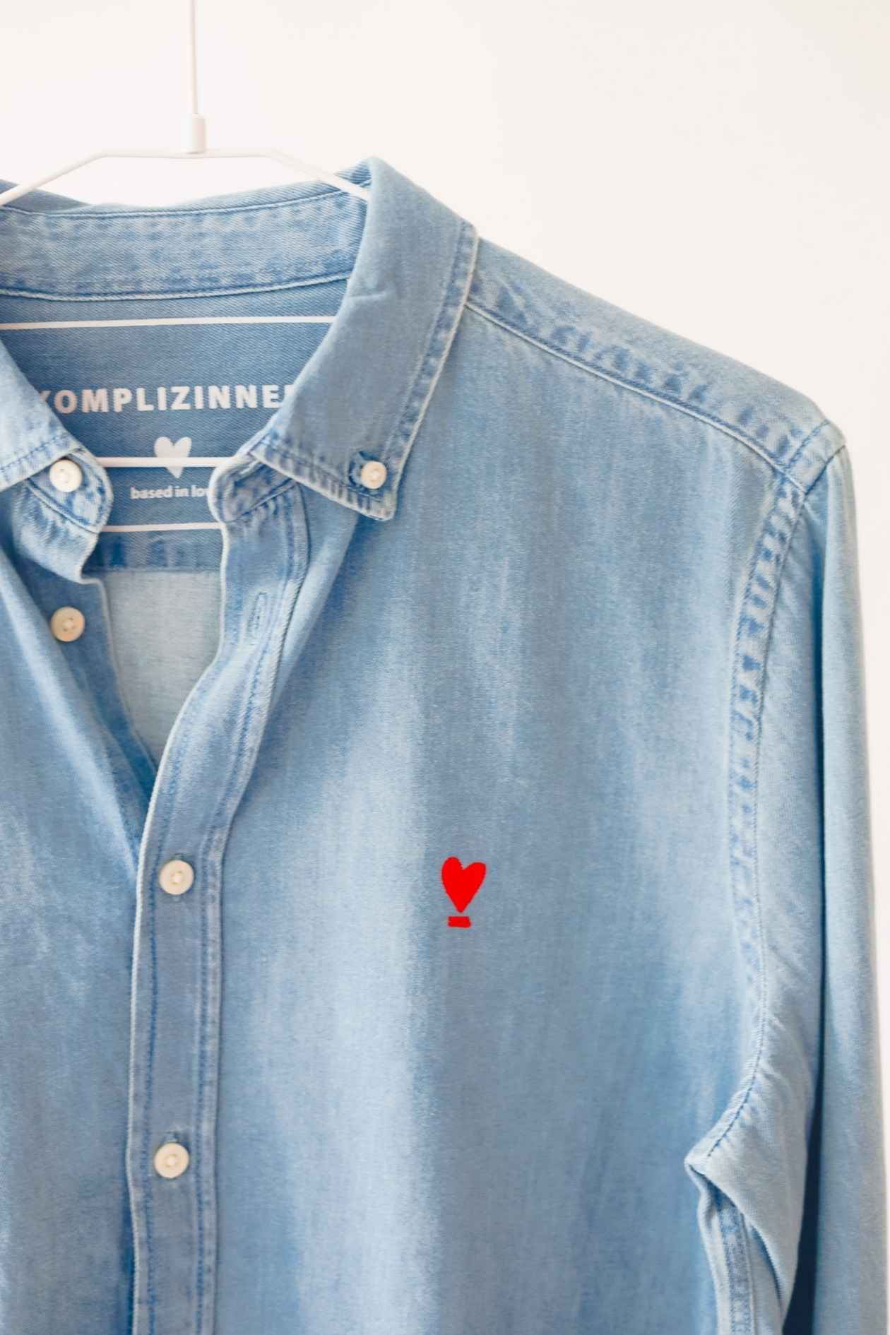 Denim Hemd WE LIFT LOVE