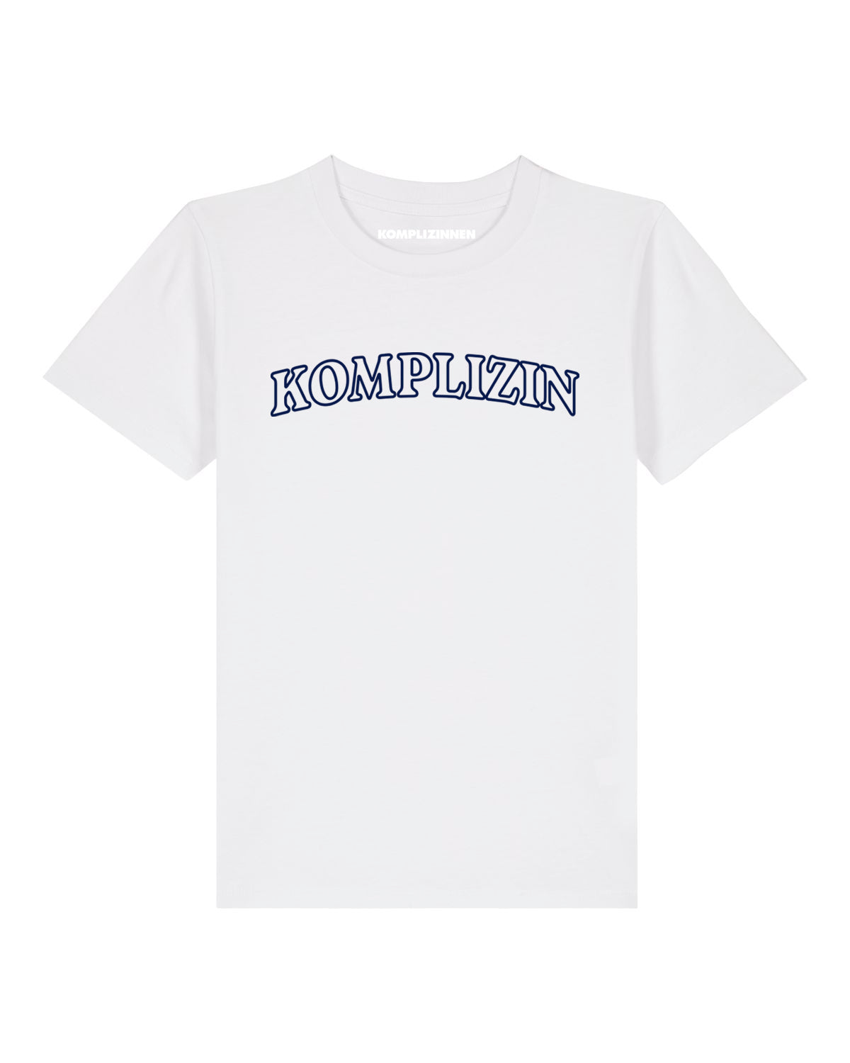 KOMPLIZIN Shirt white/ navy